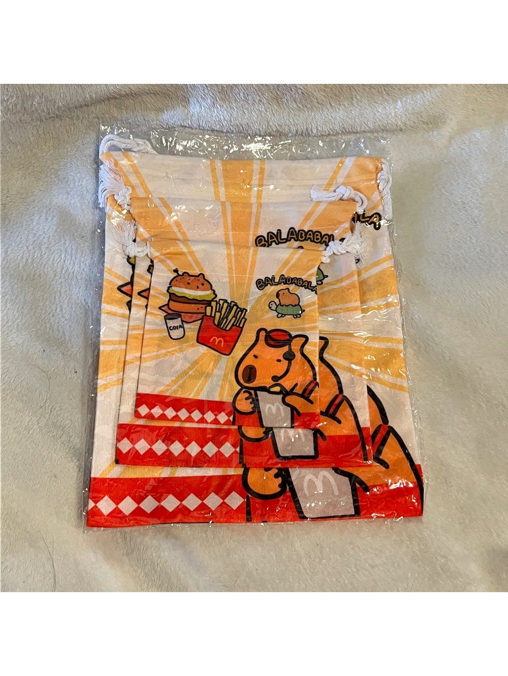 Capybara Travel Bag set
